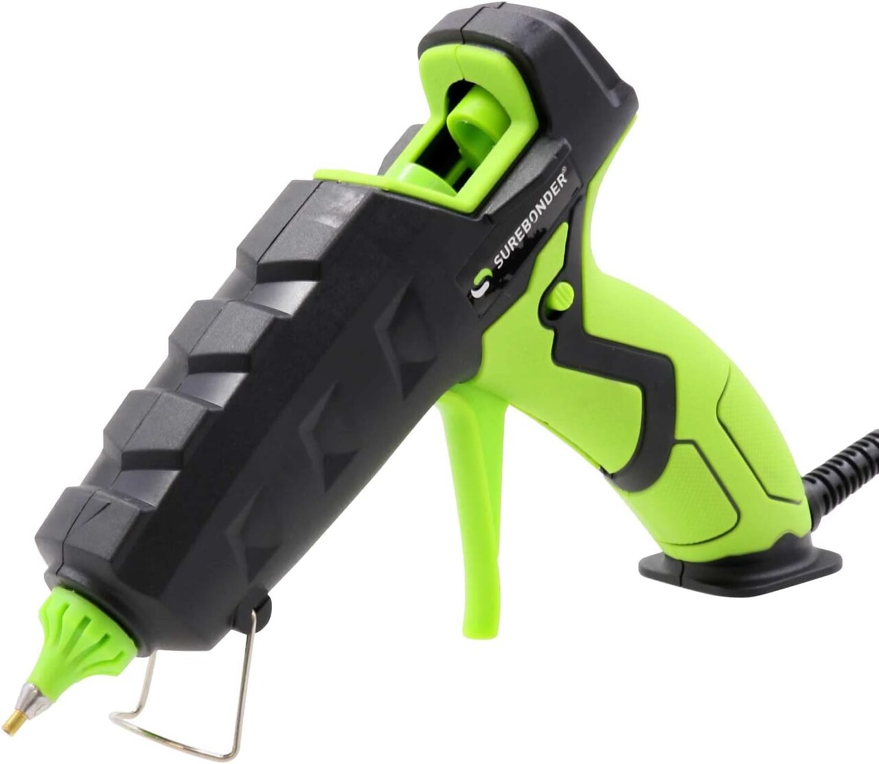 H-327F Powerful 60 Watt Full Size Fine/Detail Tip Hot Glue Gun, High-Temperature, Black